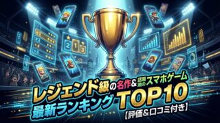 レジェンド級の名作＆話題のスマホゲーム最新ランキングTOP10【評価＆口コミ付き】